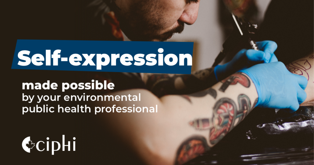 Image from CIPHI national campaign with header "Self-expression"